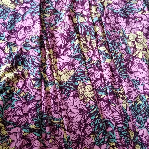 New LuLaRoe Madison skirt floral M - Picture 2 of 5